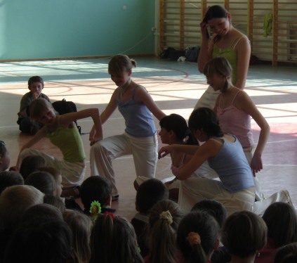 Uczniowie klasy Ic w&nbsp;cz�ci artystycznej