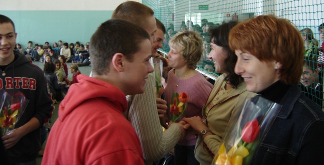 Uczniowie klasy Ic w&nbsp;cz�ci artystycznej